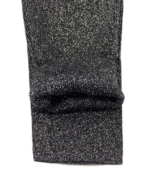 Yves Saint Laurent（イヴサンローラン）Yves Saint Laurent (イヴサンローラン) ラメニット ブラック サイズ:SIZE Mの古着・服飾アイテム