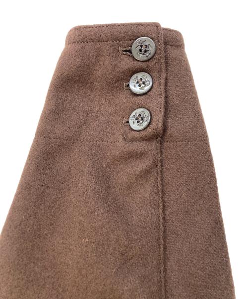 A BATHING APE（アベイシングエイプ）A BATHING APE (アベイシングエイプ) メルトン セーラーカラー プルオーバージャケット ブラウン サイズ:SIZE Sの古着・服飾アイテム