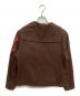 A BATHING APE (アベイシングエイプ) メルトン セーラーカラー プルオーバージャケット ブラウン サイズ:SIZE S：13000円
