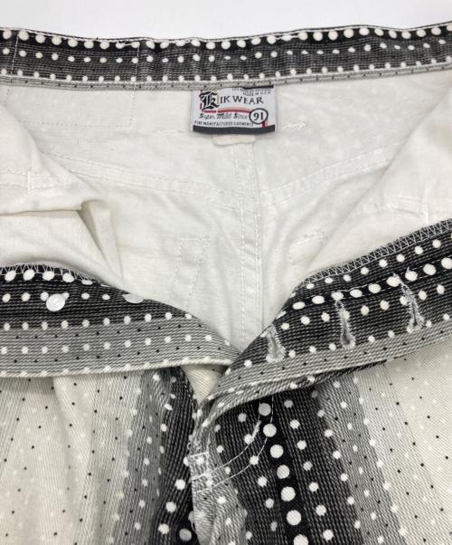 KIKWEAR（キックウェア）KIKWEAR (キックウェア) ドット柄 ワイドパンツ グレー サイズ:不明の古着・服飾アイテム