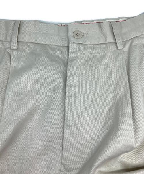 SCYEBASICS（サイベーシックス）SCYEBASICS (サイベーシックス) San Joaquin Cotton Tapered Pleated Trouser　タックパンツ アイボリー サイズ:38の古着・服飾アイテム