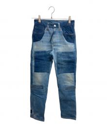 TAKAHIROMIYASHITA TheSoloIst.（タカヒロミヤシタ ザソロイスト）の古着「Rebuild Zip Cargo Pants」｜インディゴ