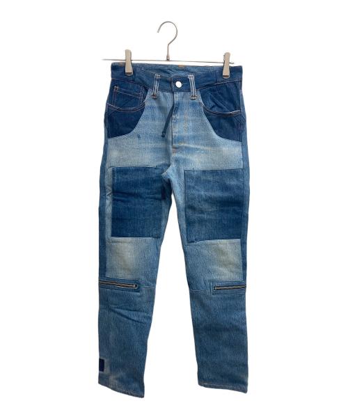 TAKAHIROMIYASHITA TheSoloIst.（タカヒロミヤシタ ザソロイスト）TAKAHIROMIYASHITA TheSoloIst. (タカヒロミヤシタ ザソロイスト) Rebuild Zip Cargo Pants インディゴ サイズ:44の古着・服飾アイテム