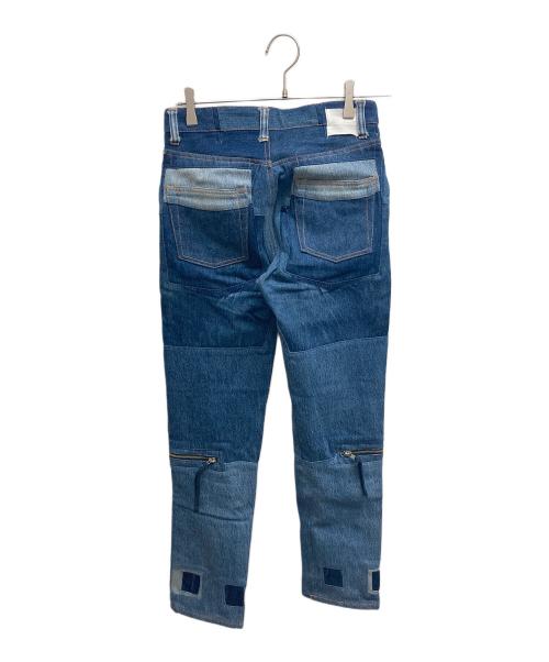 TAKAHIROMIYASHITA TheSoloIst.（タカヒロミヤシタ ザソロイスト）TAKAHIROMIYASHITA TheSoloIst. (タカヒロミヤシタ ザソロイスト) Rebuild Zip Cargo Pants インディゴ サイズ:44の古着・服飾アイテム