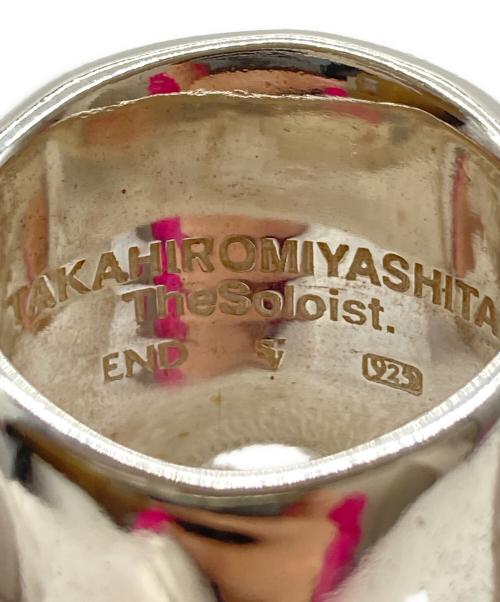 TAKAHIROMIYASHITA TheSoloIst.（タカヒロミヤシタ ザソロイスト）TAKAHIROMIYASHITA TheSoloIst. (タカヒロミヤシタ ザソロイスト) END (エンド) skull ring シルバー サイズ:実寸サイズをご参照下さい。の古着・服飾アイテム