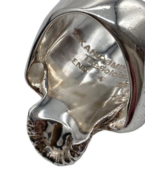 TAKAHIROMIYASHITA TheSoloIst.（タカヒロミヤシタ ザソロイスト）TAKAHIROMIYASHITA TheSoloIst. (タカヒロミヤシタ ザソロイスト) END (エンド) skull ring シルバー サイズ:実寸サイズをご参照下さい。の古着・服飾アイテム