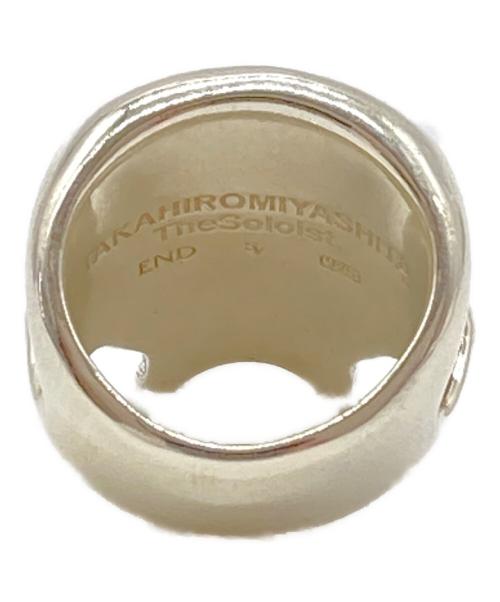 TAKAHIROMIYASHITA TheSoloIst.（タカヒロミヤシタ ザソロイスト）TAKAHIROMIYASHITA TheSoloIst. (タカヒロミヤシタ ザソロイスト) END (エンド) skull ring シルバー サイズ:実寸サイズをご参照下さい。の古着・服飾アイテム