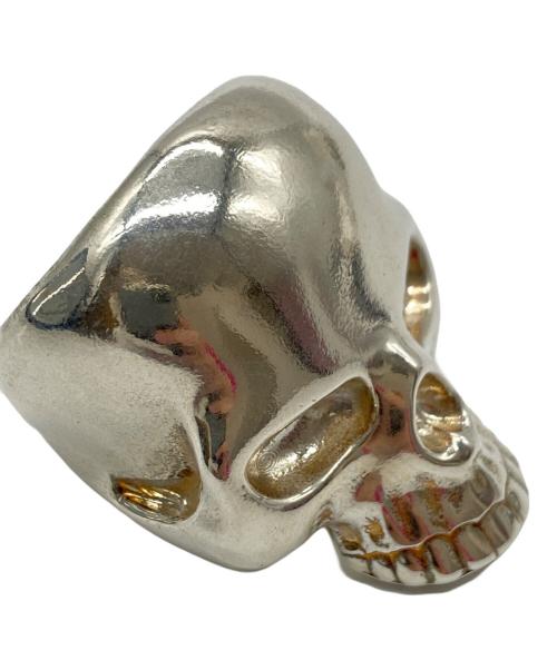 TAKAHIROMIYASHITA TheSoloIst.（タカヒロミヤシタ ザソロイスト）TAKAHIROMIYASHITA TheSoloIst. (タカヒロミヤシタ ザソロイスト) END (エンド) skull ring シルバー サイズ:実寸サイズをご参照下さい。の古着・服飾アイテム