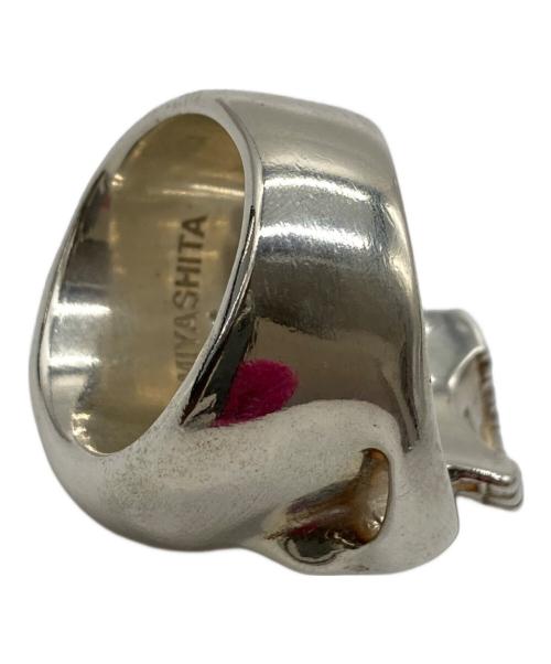 TAKAHIROMIYASHITA TheSoloIst.（タカヒロミヤシタ ザソロイスト）TAKAHIROMIYASHITA TheSoloIst. (タカヒロミヤシタ ザソロイスト) END (エンド) skull ring シルバー サイズ:実寸サイズをご参照下さい。の古着・服飾アイテム