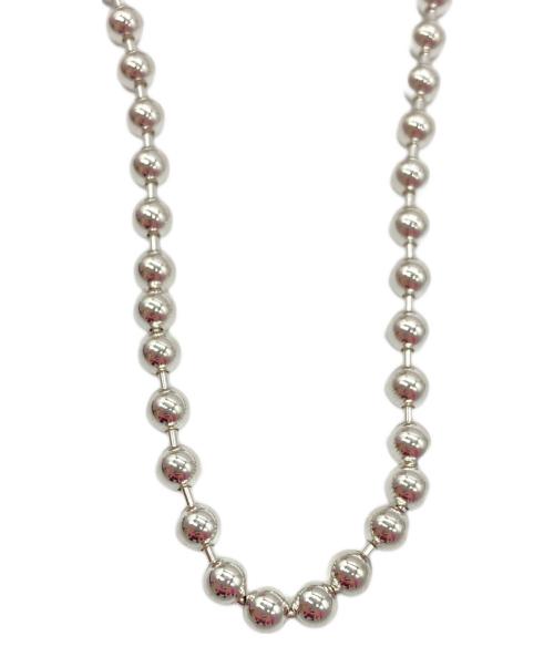 TAKAHIROMIYASHITA TheSoloIst.（タカヒロミヤシタ ザソロイスト）TAKAHIROMIYASHITA TheSoloIst. (タカヒロミヤシタ ザソロイスト) END (エンド) ボールチェーンネックレス シルバー サイズ:ONE SIZEの古着・服飾アイテム