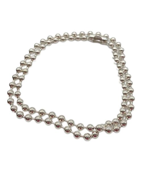 TAKAHIROMIYASHITA TheSoloIst.（タカヒロミヤシタ ザソロイスト）TAKAHIROMIYASHITA TheSoloIst. (タカヒロミヤシタ ザソロイスト) END (エンド) ボールチェーンネックレス シルバー サイズ:ONE SIZEの古着・服飾アイテム