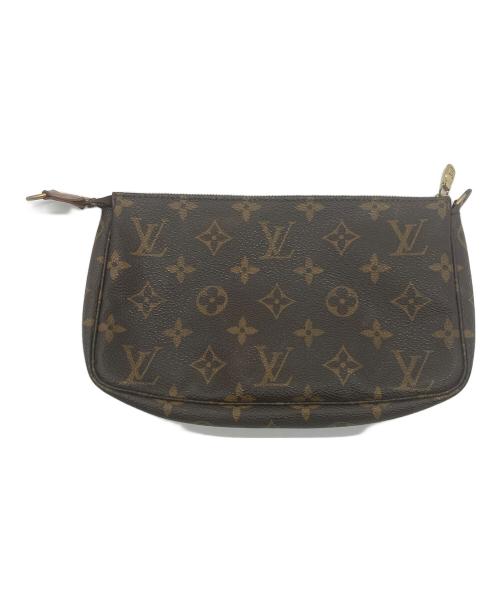 LOUIS VUITTON（ルイ ヴィトン）LOUIS VUITTON (ルイ ヴィトン) ショルダーポーチ ブラウン サイズ:実寸サイズをご参照下さい。の古着・服飾アイテム