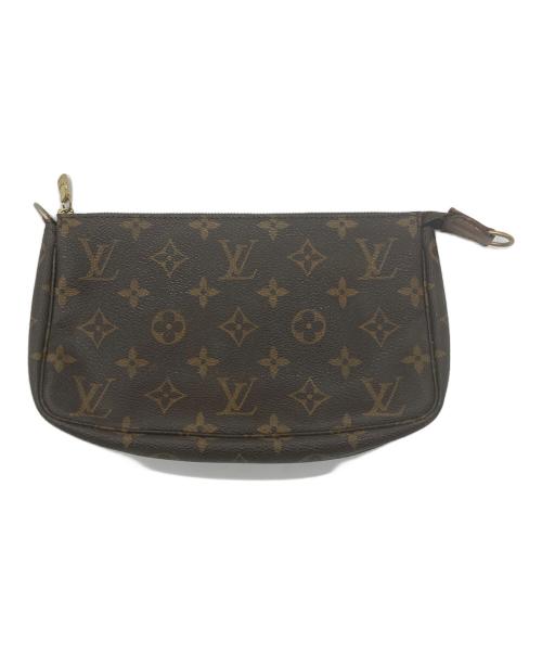 LOUIS VUITTON（ルイ ヴィトン）LOUIS VUITTON (ルイ ヴィトン) ショルダーポーチ ブラウン サイズ:実寸サイズをご参照下さい。の古着・服飾アイテム