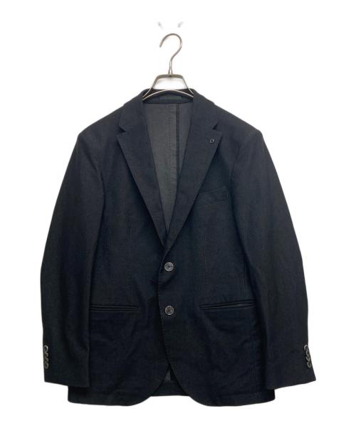 AOURE（アウール）AOURE (アウール) CERIMONIAシャンブレー スーツ ブラック サイズ:Sの古着・服飾アイテム