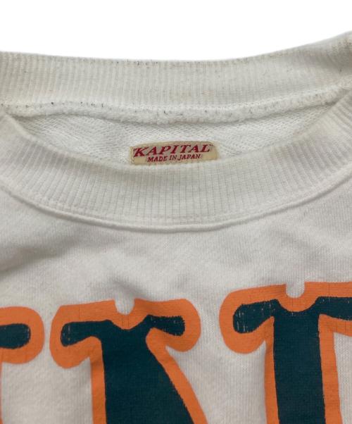 KAPITAL（キャピタル）KAPITAL (キャピタル) 30/-裏毛 BIGスウェット（BIG KOUNTRY） ホワイト サイズ:SIZE Freeの古着・服飾アイテム