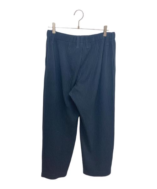 HOMME PLISSE ISSEY MIYAKE（オム プリッセ イッセイ ミヤケ）HOMME PLISSE ISSEY MIYAKE (オム プリッセ イッセイ ミヤケ) プリーツパンツ ネイビー サイズ:SIZE3の古着・服飾アイテム