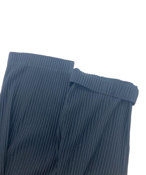 HOMME PLISSE ISSEY MIYAKE（オム プリッセ イッセイ ミヤケ）HOMME PLISSE ISSEY MIYAKE (オム プリッセ イッセイ ミヤケ) プリーツパンツ ネイビー サイズ:SIZE3の古着・服飾アイテム