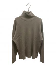 AURALEE（オーラリー）の古着「Super Fine Wool Ski Knit」｜ベージュ