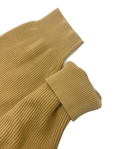 AURALEE（オーラリー）AURALEE (オーラリー) SUPER HARD TWIST RIB KNIT CARDIGAN ベージュ サイズ:SIZE3の古着・服飾アイテム