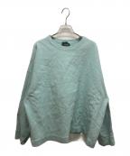 ATONエイトン）の古着「クルーネックスウェット」｜スカイブルー