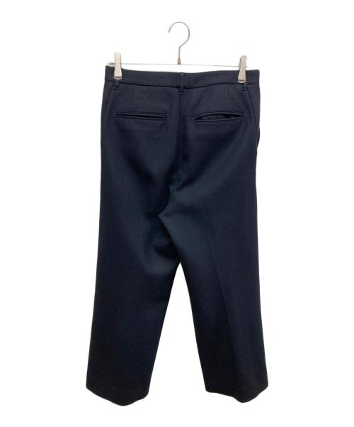 AURALEE（オーラリー）AURALEE (オーラリー) ライトメルトンワイドスラックスパンツ ネイビー サイズ:SIZE4の古着・服飾アイテム