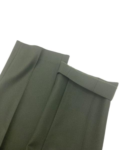 AURALEE（オーラリー）AURALEE (オーラリー) ライトメルトンワイドスラックス グリーン サイズ:SIZE4の古着・服飾アイテム
