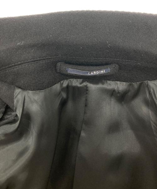 LARDINI（ラルディーニ）LARDINI (ラルディーニ) ブートニエールチェスターコート ブラック サイズ:SIZE42の古着・服飾アイテム