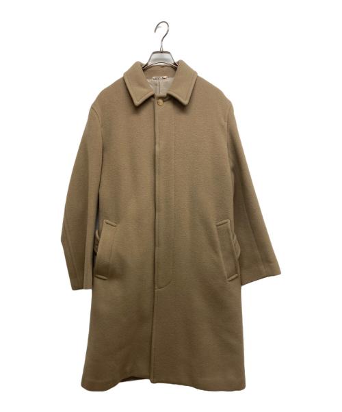 AURALEE（オーラリー）AURALEE (オーラリー) BEAVER MELTON SOUTIEN COLLAR COAT ベージュ サイズ:SIZE 4の古着・服飾アイテム