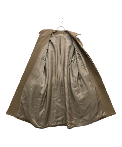 AURALEE（オーラリー）AURALEE (オーラリー) BEAVER MELTON SOUTIEN COLLAR COAT ベージュ サイズ:SIZE 4の古着・服飾アイテム