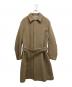 AURALEE（オーラリー）の古着「BEAVER MELTON SOUTIEN COLLAR COAT」｜ベージュ