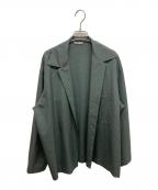 AURALEEオーラリー）の古着「WOOL SILK TROPICAL SHIRTS JACKET」｜グレー