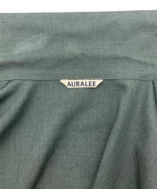 AURALEE（オーラリー）AURALEE (オーラリー) WOOL SILK TROPICAL SHIRTS JACKET グレー サイズ:SIZE3の古着・服飾アイテム