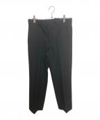 AURALEEオーラリー）の古着「WOOL MAX GABARDINE SLACK」｜ブラック