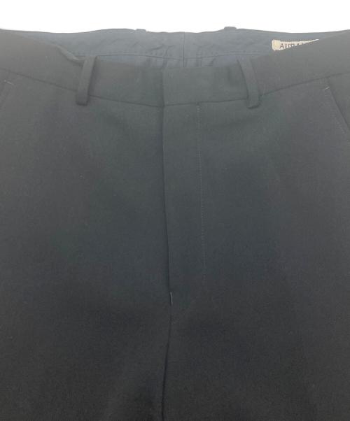 AURALEE（オーラリー）AURALEE (オーラリー) WOOL MAX GABARDINE SLACK ブラック サイズ:SIZE3の古着・服飾アイテム