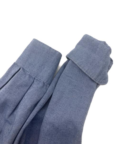COMOLI（コモリ）COMOLI (コモリ) コットンネルバンドカラーシャツ スカイブルー サイズ:SIZE2の古着・服飾アイテム