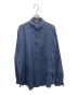 AURALEE（オーラリー）の古着「SUPER LIGHT CHECK BIG SHIRTS」｜ブルー