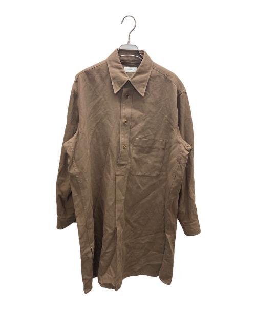 LEMAIRE（ルメール）LEMAIRE (ルメール) LIQUETTE シャツ ブラウン サイズ:SIZE Sの古着・服飾アイテム