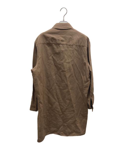 LEMAIRE（ルメール）LEMAIRE (ルメール) LIQUETTE シャツ ブラウン サイズ:SIZE Sの古着・服飾アイテム
