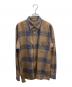 AURALEE（オーラリー）の古着「SUPER LIGHT WOOL CHECK SHIRTS」｜ブラウン