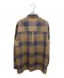 AURALEE (オーラリー) SUPER LIGHT WOOL CHECK SHIRTS ブラウン サイズ:SIZE4：18000円