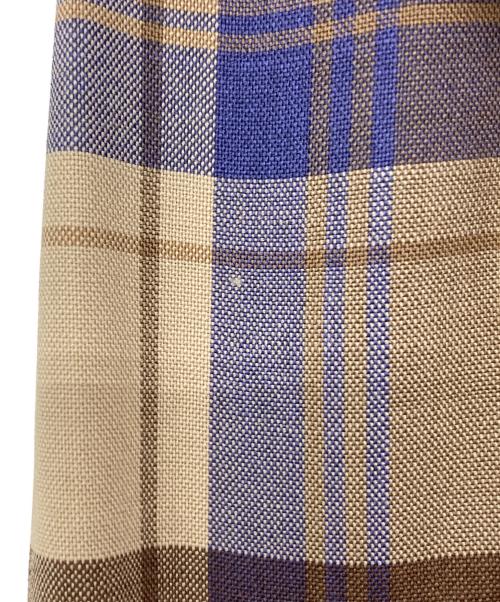 AURALEE（オーラリー）AURALEE (オーラリー) SUPER LIGHT WOOL CHECK SHIRTS ブラウン サイズ:SIZE3の古着・服飾アイテム