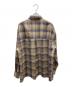 AURALEE (オーラリー) SUPER LIGHT WOOL CHECK SHIRTS ブラウン サイズ:SIZE3：18000円
