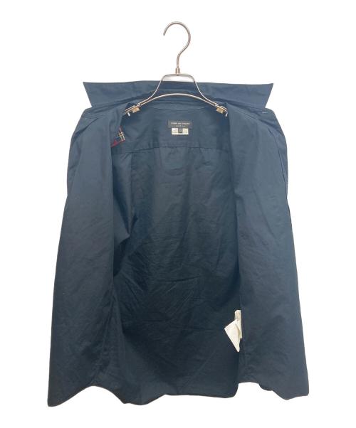 COMME des GARCONS HOMME PLUS（コムデギャルソンオムプリュス）COMME des GARCONS HOMME PLUS (コムデギャルソンオムプリュス) ショルダーダメージ加工フロントポケットシャツ ブラック サイズ:SIZE XSの古着・服飾アイテム