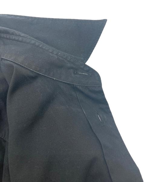 COMME des GARCONS HOMME PLUS（コムデギャルソンオムプリュス）COMME des GARCONS HOMME PLUS (コムデギャルソンオムプリュス) ショルダーダメージ加工フロントポケットシャツ ブラック サイズ:SIZE XSの古着・服飾アイテム