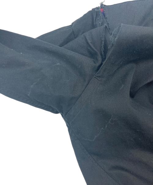 COMME des GARCONS HOMME PLUS（コムデギャルソンオムプリュス）COMME des GARCONS HOMME PLUS (コムデギャルソンオムプリュス) ショルダーダメージ加工フロントポケットシャツ ブラック サイズ:SIZE XSの古着・服飾アイテム
