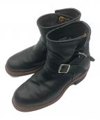 CHIPPEWAチペワ）の古着「エンジニアブーツ」｜ブラック