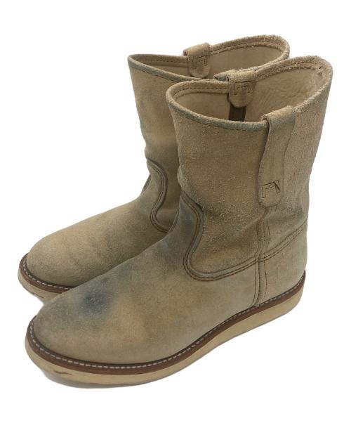 RED WING（レッドウィング）RED WING (レッドウィング) ペコスブーツ ベージュ サイズ:SIZE28.0cmの古着・服飾アイテム