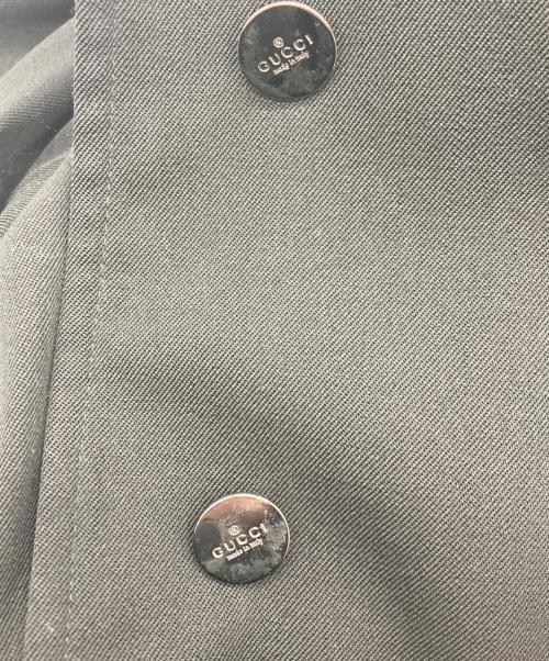 GUCCI（グッチ）GUCCI (グッチ) ロングウールコート ブラック サイズ:SIZE 40の古着・服飾アイテム