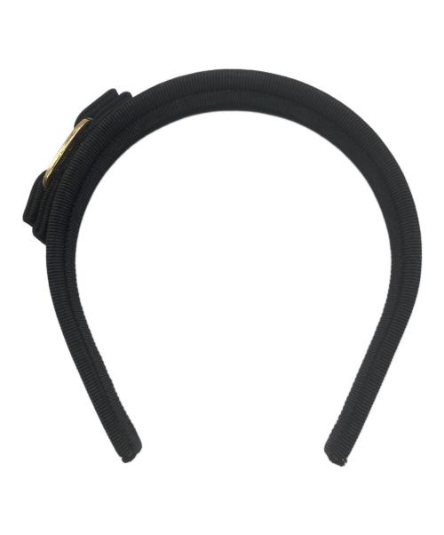 Ferragamo（フェラガモ）Ferragamo (フェラガモ) ヴァラリボンカチューシャ ブラック サイズ:実寸サイズをご参照下さい。の古着・服飾アイテム