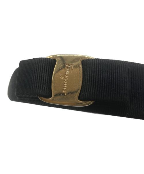 Ferragamo（フェラガモ）Ferragamo (フェラガモ) ヴァラリボンカチューシャ ブラック サイズ:実寸サイズをご参照下さい。の古着・服飾アイテム